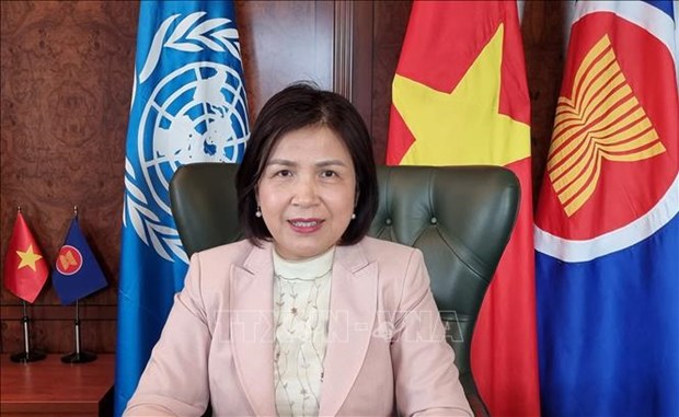 Vietnamese delegation attends gender equality-relating meetings hinh anh 1