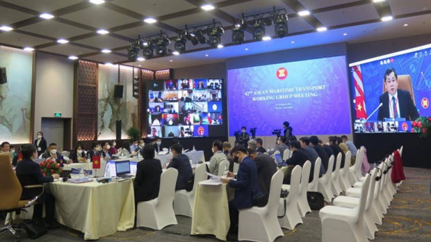 ASEAN Maritime Transport Working Group completes agendas hinh anh 1