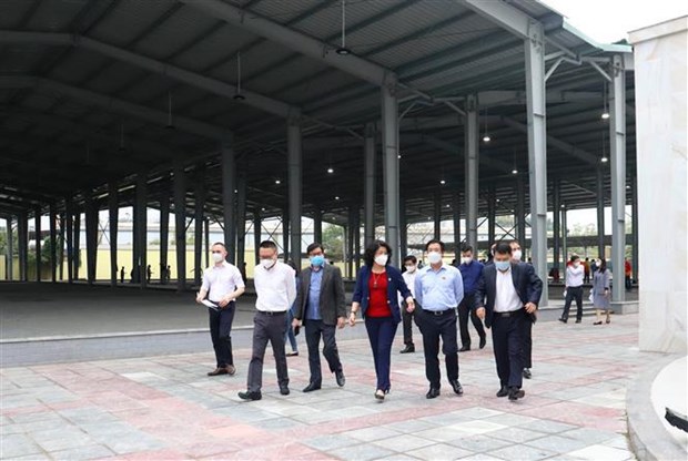 Hanoi inspects projects to upgrade infrastructure serving SEA Games 31 hinh anh 2