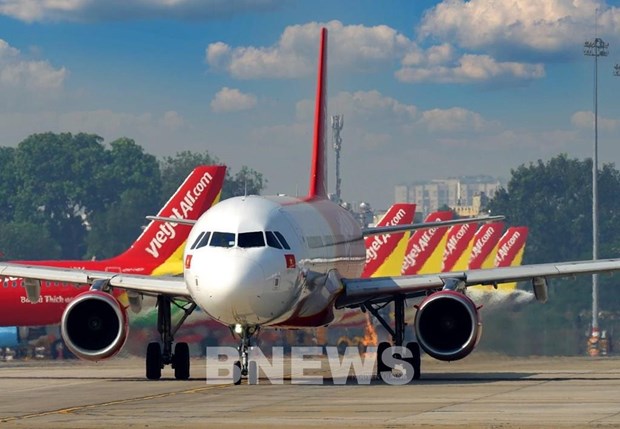 Vietjet Air offers free PCR tests to passengers on international flights hinh anh 1