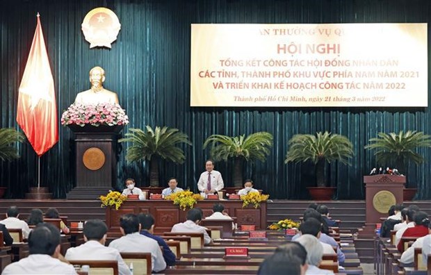 Top legislator chairs conference on People’s Council affairs hinh anh 1