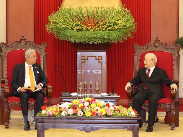 Party General Secretary welcomes Malaysian Prime Minister hinh anh 1
