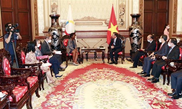 HCM City leader receives OIF Secretary-General hinh anh 1