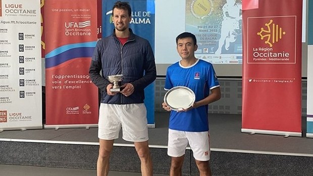 Tennis player Ly Hoang Nam finishes second at M25 Toulouse-Balma hinh anh 1