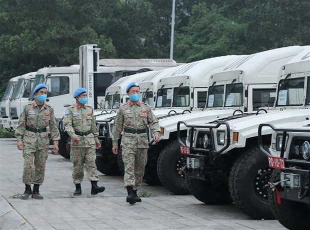 Preparations completed for Vietnam’s first military engineer unit to a UN peacekeeping mission hinh anh 1