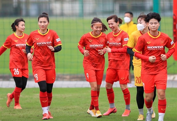 Vietnam women’s football team set to defend gold at SEA Games hinh anh 1