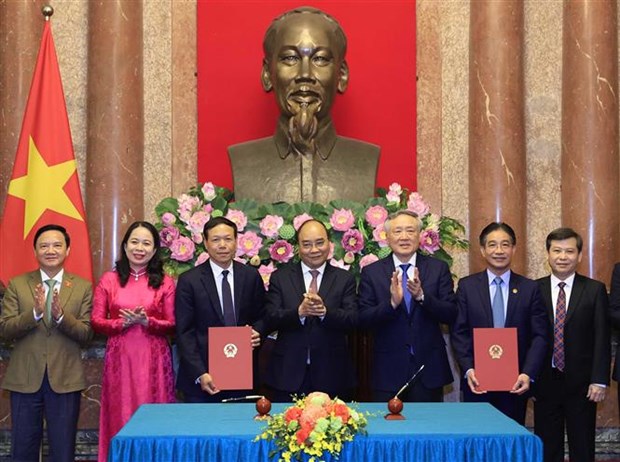 Presidential Office strengthens coordination with Supreme People’s Court, Supreme People’s Procuracy hinh anh 1