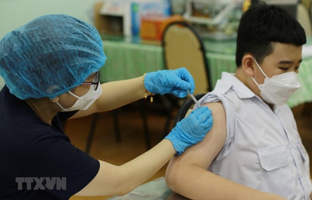 HCM City starts COVID-19 vaccination for 5-under-12 children hinh anh 1