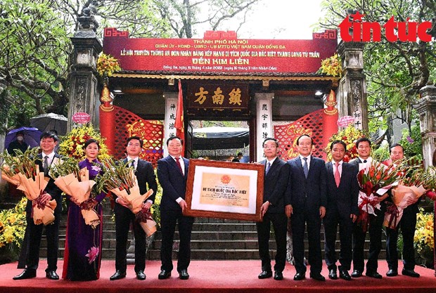 Hanoi: Kim Lien temple recognised as special national relic site hinh anh 1