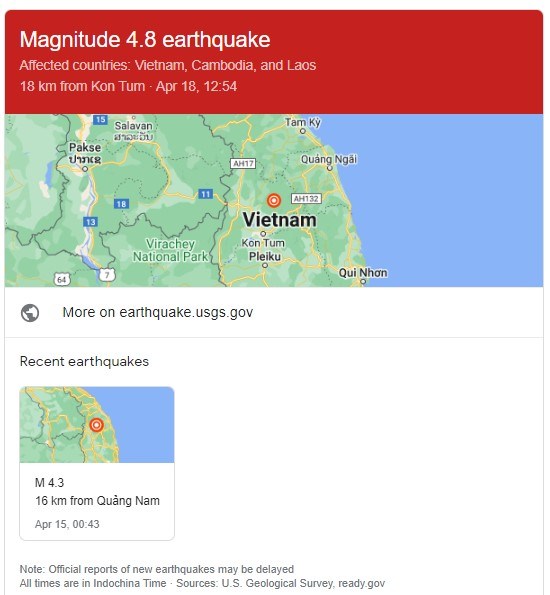 Concerns raised as Central Highlands province sees spike in earthquakes hinh anh 1
