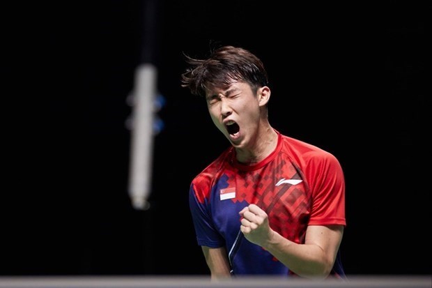 Singaporean badminton player eyes gold medal at SEA Games 31 hinh anh 1
