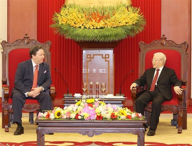 Party leader applauds progress in Vietnam - US relations hinh anh 1