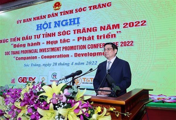PM attends Soc Trang investment promotion conference hinh anh 1