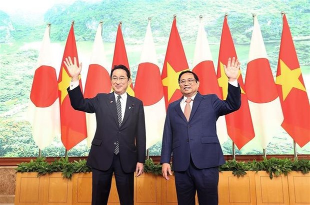 Prime Ministers of Vietnam, Japan hold talks hinh anh 1