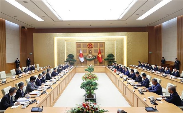 Prime Ministers of Vietnam and Japan hold talks hinh anh 2
