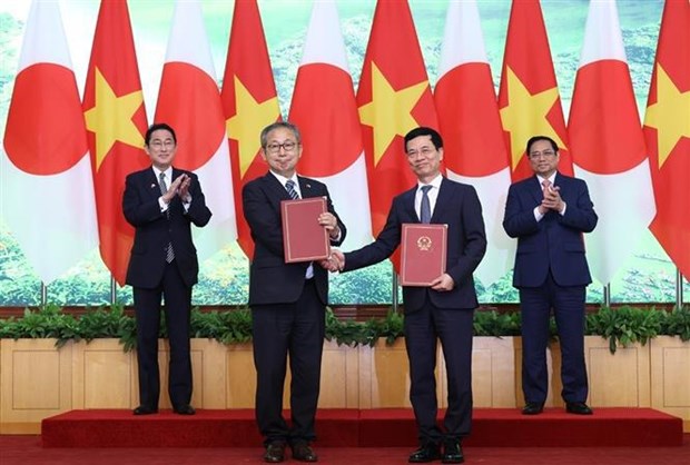 PMs stress importance of substantively promoting Vietnam - Japan extensive strategic partnership hinh anh 2