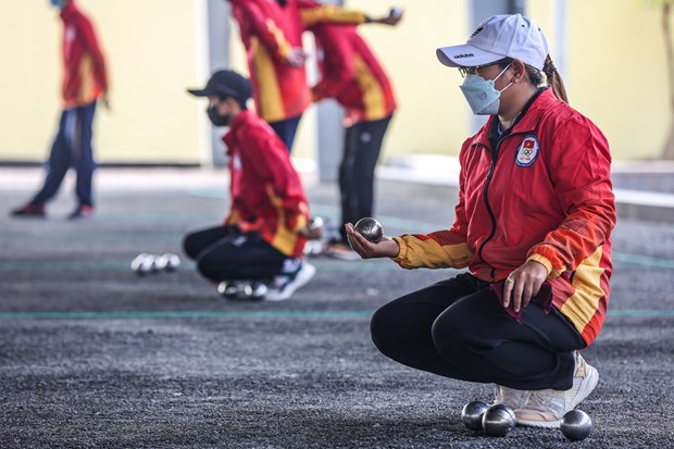 Vietnamese petanque team aims for at least one gold medal at 31st SEA Games hinh anh 1