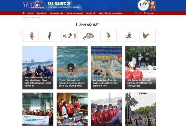 Vietnam News Agency launches special website on SEA Games 31 hinh anh 1