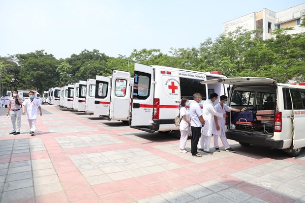 Hanoi medical workers deployed for SEA Games 31 hinh anh 1