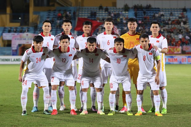 SEA Games 31: Vietnam footballers determined to bring joy to fans hinh anh 1