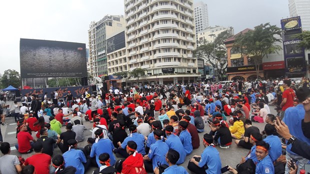 SEA Games 31: HCM City football fans facilitated to cheer along pedestrian street hinh anh 1