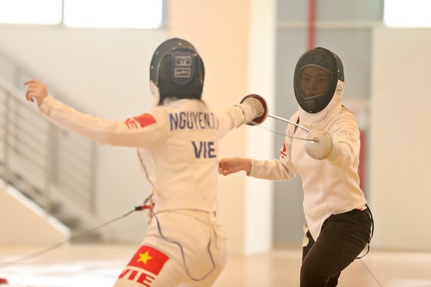 Vietnam’s fencers determined to secure success at SEA Games 31 hinh anh 1