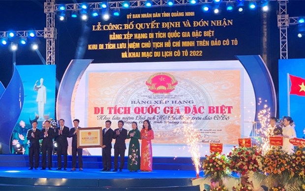 Quang Ninh: Co To island’s Ho Chi Minh memorial site granted special national relic title hinh anh 1