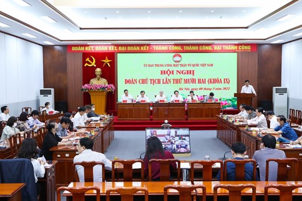 Front Central Committee discusses key draft report hinh anh 1