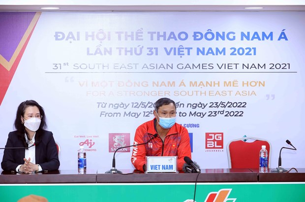 SEA Games 31: Press conference held prior to women’s football games hinh anh 1