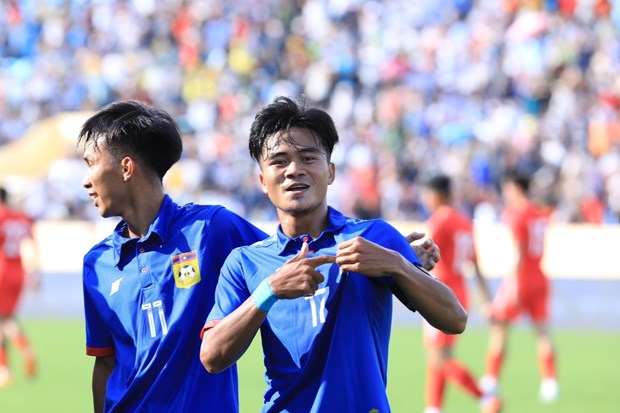 SEA Games 31: U23 Laos resolve to get three points in match against Cambodia hinh anh 1