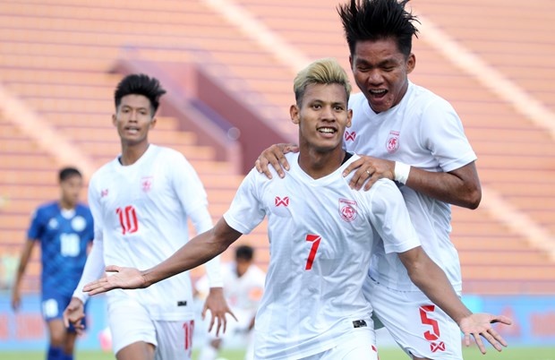 SEA Games 31: U23 Myanmar secure 3-2 win over Philippines hinh anh 1