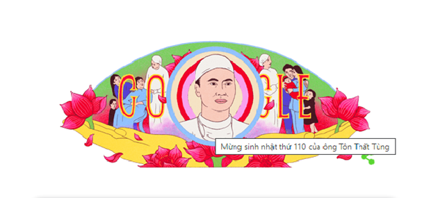 Google Doodle honours Vietnamese surgeon Ton That Tung hinh anh 1