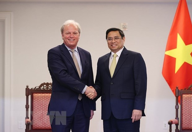 PM Chinh receives WB Director General, US business leaders hinh anh 2