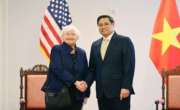 Vietnam seeks cooperation with US to develop healthy stock market hinh anh 1