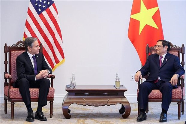 PM receives US Secretary of State hinh anh 1