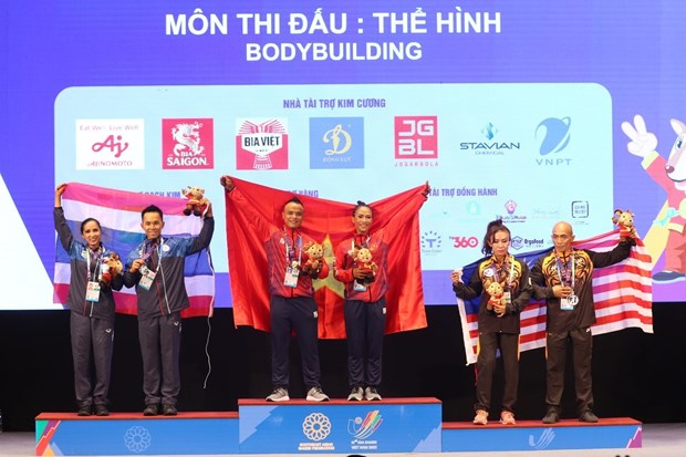 SEA Games 31: Vietnam’s bodybuilders pocket two more gold medals hinh anh 1