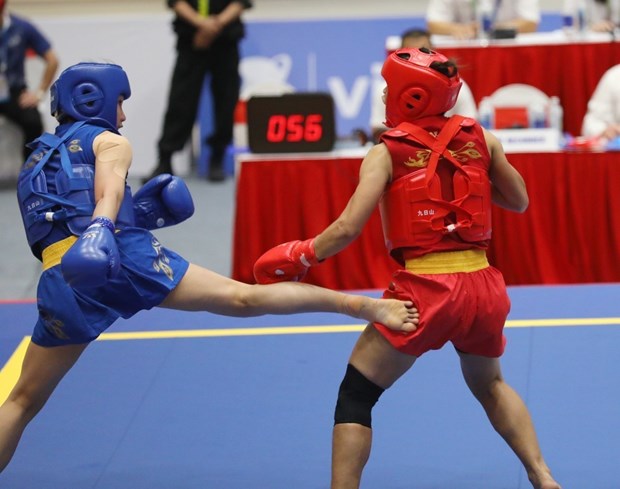 SEA Games 31: Vietnam secure six more golds in wushu hinh anh 1