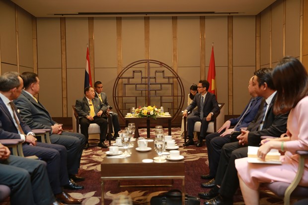 Deputy PM Vu Duc Dam welcomes Thai counterpart hinh anh 1