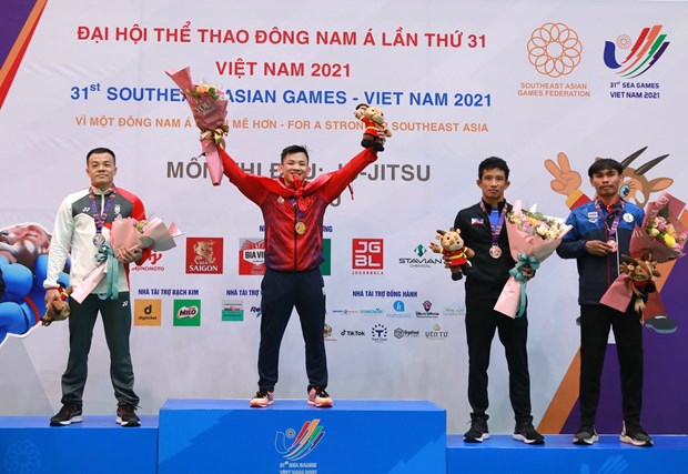 Vietnam’s Jujitsu team wraps up SEA Games 31 with two gold medals hinh anh 1