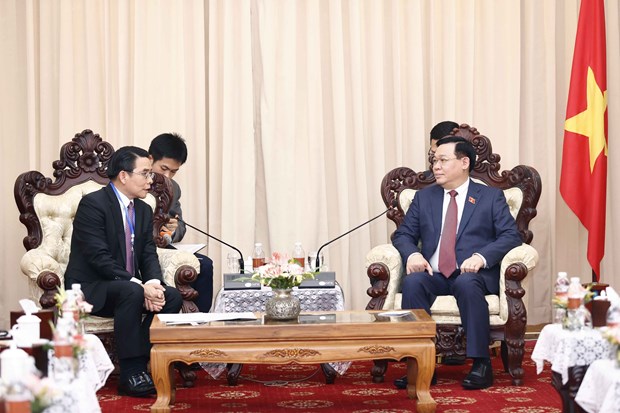 NA Chairman visits Champasak province in Laos hinh anh 1