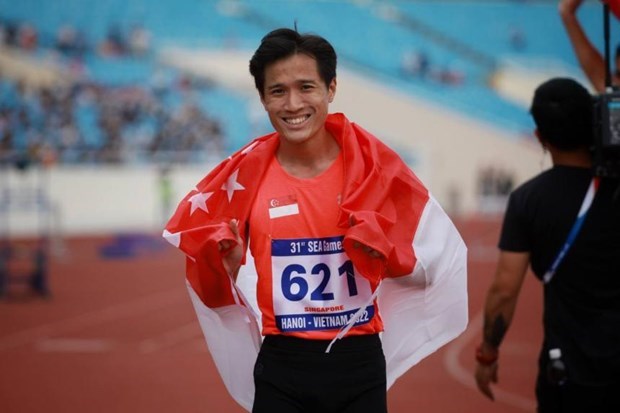 SEA Games 31: Singapore grabs first medal in 400m hurdles event since 1969 hinh anh 1