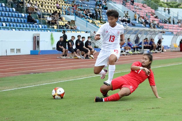 Myanmar’s women football team awarded 100,000 USD hinh anh 1