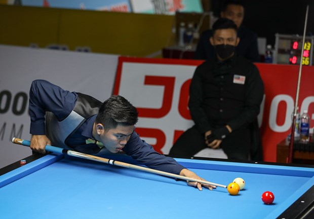 Vietnamese cueist to face Philippine billiard legend in SEA Games 31 semifinals hinh anh 1