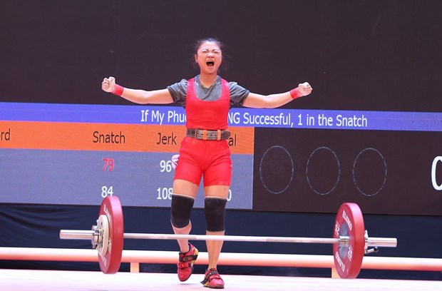SEA Games 31: Thai weightlifter wins gold in women’s 49kg hinh anh 1