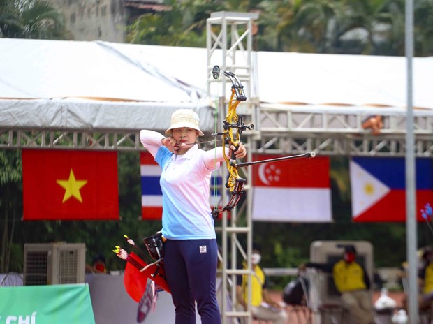 SEA Games 31: Vietnamese archers win four silver, one bronze medals in total hinh anh 1