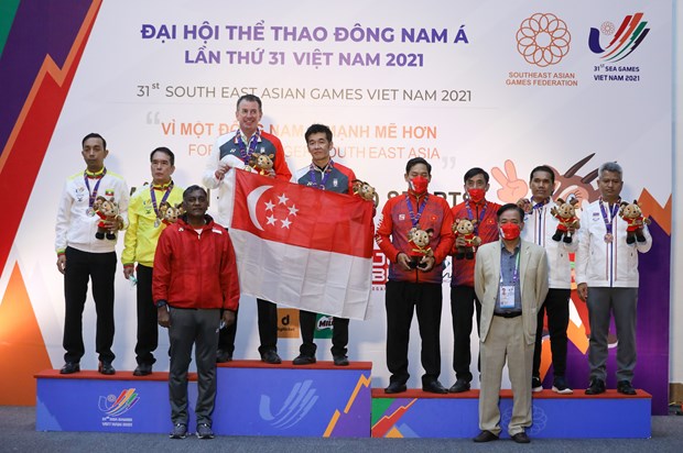 Vietnam settles with bronze in English Billiards’ doubles hinh anh 1