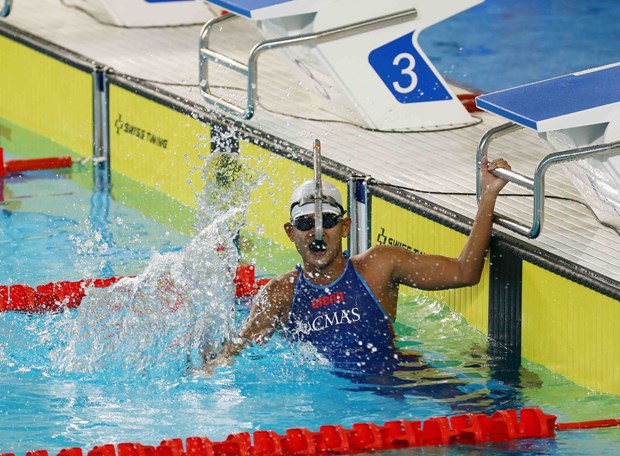 SEA Games 31: Vietnamese finswimming team win 10 golds in total hinh anh 1
