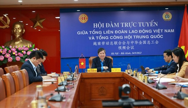 Vietnam, China exchange experience in trade union activities hinh anh 1