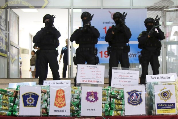 Record number of methamphetamine pills seized in East, Southeast Asia hinh anh 1