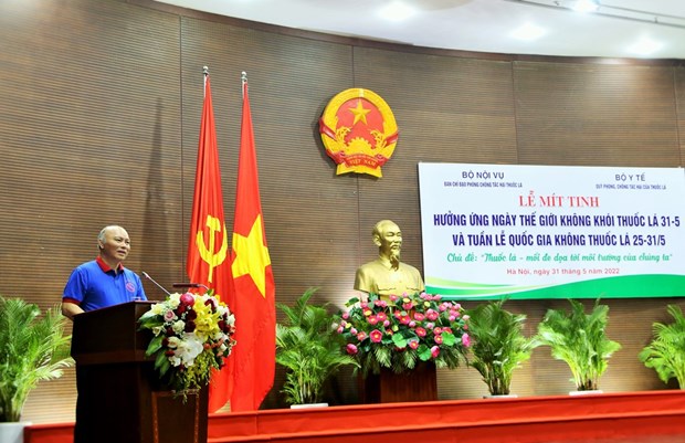Meeting raises public awareness of prevention and control of tobacco harms hinh anh 1